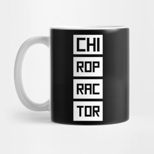 Bold Chiropractor Chiropractic Graphic Mug